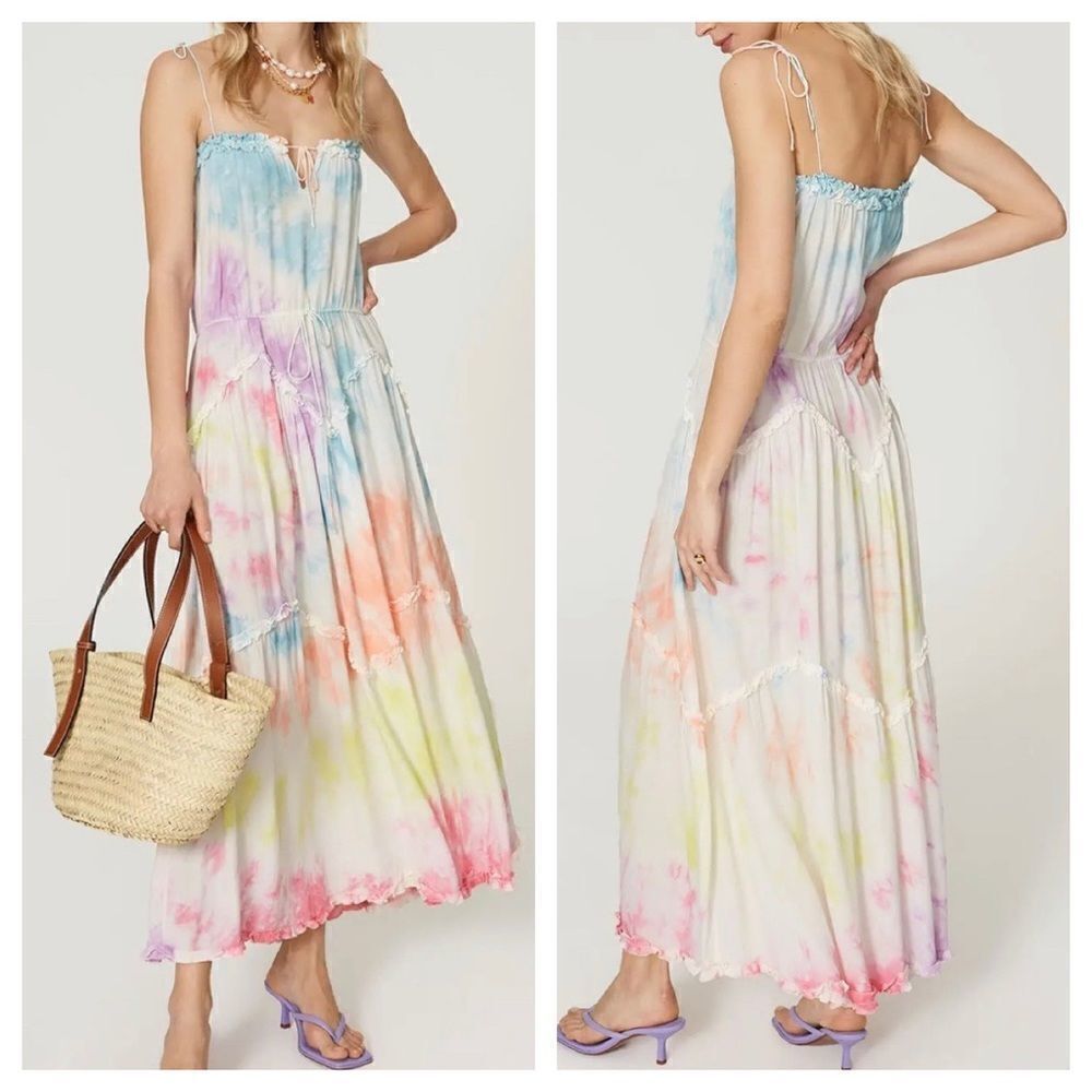 S/W/F Tie Dye Dynamic Maxi Dress
